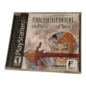 Final Fantasy Origins PlayStation 1 PS1 Remastered Editions Black Label - Picture 1 of 4