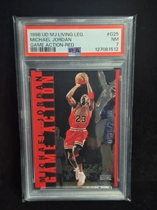 1998-99 Upper Deck Michael Jordan Living Legend - Game Action #G25 /2300 - PSA 7 - Bild 1 von 2