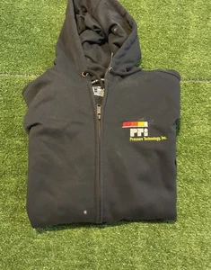 Carhartt jacket mens XL black rain defender water repellant full zip heavy RK - Picture 1 of 10