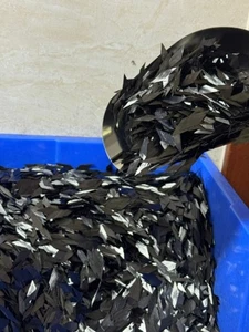 Filamento de fibra corta de corte forjado picado de fibra de carbono en escamas grandes de diamante - Imagen 1 de 9