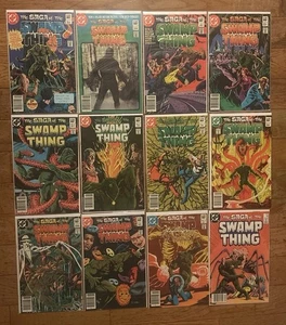 Lote Quiosco Saga of the Swamp Thing #1 2 3 5 6 9 10 13 14 16 17 19 DC 1982-84 - Imagen 1 de 13
