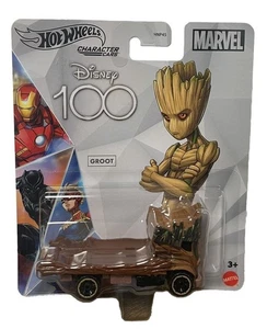 Hot Wheels Disney 100 Groot Figurenauto, Maßstab 1:64 Marvel Sammler Spielzeugauto - Bild 1 von 1