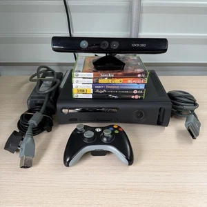 Microsoft Xbox 360 Elite 120GB Konsole Bundle Kinect + Controller & 5 Spiele - Bild 1 von 19