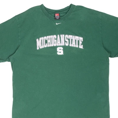 CAMISETA SWOOSH VINTAGE NIKE NCAA MICHIGAN STATE CENTER AÑOS 90 2XL Foto 1 de 4