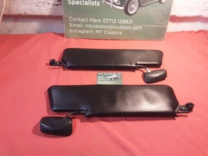 Triumph Tr6 Sonnenblenden Set schwarz - Bild 1 von 6