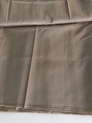 silk fabric 3.3yds Uncut Mocha color 120"x 60" NEW - Image 1 of 4