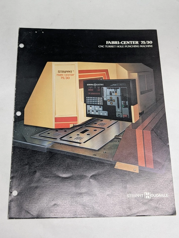 STRIPPIT FABRI-CENTER 75/30 CNC ПРОБИВКА ОТВЕРСТИЙ БАШНИ MAHIES ПРОДАЖИ БРОШЮРА - Изображение 1 из 1