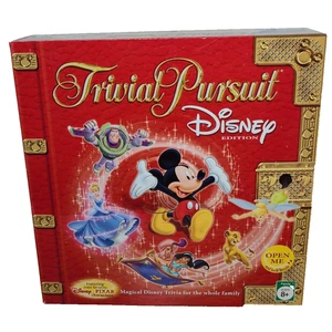 Trivial Pursuit Disney Pixar 2005 Edition Red Box Trivia Game Near Complete - Picture 1 of 6