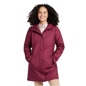 L.L. Bean Women's Winter Warmer Fleece Lined Coat Size XL Petite - Picture 1 of 8