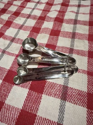 All-Clad 4-Piece Stainless Steel Measuring Spoons Set  - Image 1 of 4