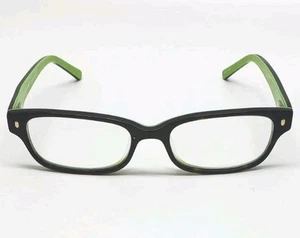 KATE SPADE NY Lucyann Tortoise ODV2 49 16 135 Glasses W Lime Green Interior - Picture 1 of 7