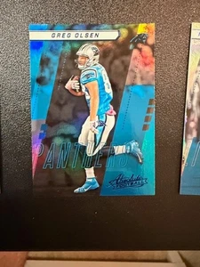 2017 PANINI ABSOLUTE SPECTRUM BLUE INSERT CARD CAROLINA PANTHERS GREG OLSEN #99 - Picture 1 of 1