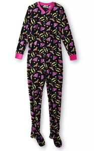 DC Comics Wonder Woman Batman Footed Pajamas 1 PC NWT M L XL or 1X LASTONE - Picture 1 of 9