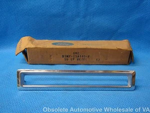 1973 1974 Mercury Marquis Monterey LH Side Marker Bezel Chrome D3MY-15A440-F NOS - Bild 1 von 9