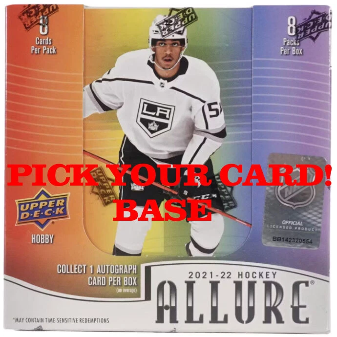 2021-22 Upper Deck Allure Hockey Base Cards 1-100 Complete your set! - Image 1 of 1