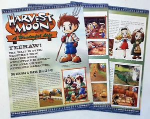Magazine Article HARVEST MOON: A WONDERFUL LIFE 5-Pages NINTENDO POWER 2004 - Bild 1 von 1