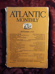 ATLANTIC November 1930 Jean Cocteau Stefan Zweig Eugenie Courtright Ralph Butler - Picture 1 of 1