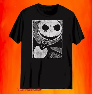 Neu Disney The Nightmare Before Christmas Jack Skellington Herren Vintage T-Shirt - Bild 1 von 2