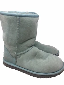 Ugg Australia Women's Short #5825 Blue Winter Boots Size W6 - Picture 1 of 8