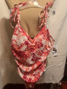 Time and Tru Women's Medium (8-10) Missy One Piece Colorful Swimsuit. NWT - Picture 1 of 1