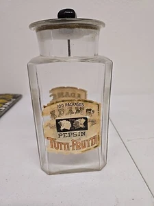 Rare Vintage Adams Pepsin Tutti Frutti Gum Store Display Jar Canister - Picture 1 of 6