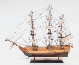 USS Constitution Ship Model Handmade Wooden 22.5 Inches Ship Fully Assembled - Picture 1 of 8