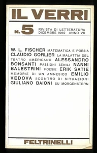 Rivista il verri n. 5 Anno VII Dicembre 1962 Feltrinelli  - Picture 1 of 2