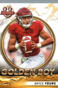 2021-22 Bowman University #GB-3 Bryce Young Golden Boy - Picture 1 of 2