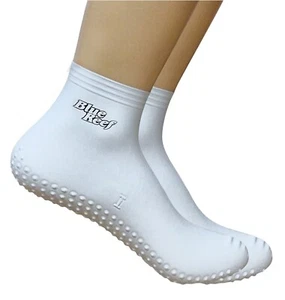 BLUE REEF Latex Swimming Swim Hygiene Protective Aqua Verruca Pool Socks White - Picture 1 of 5