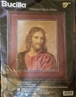 1997 Bucilla Counted Cross Stitch Kit "Jesus Christ At 33" #41644 New Sealed