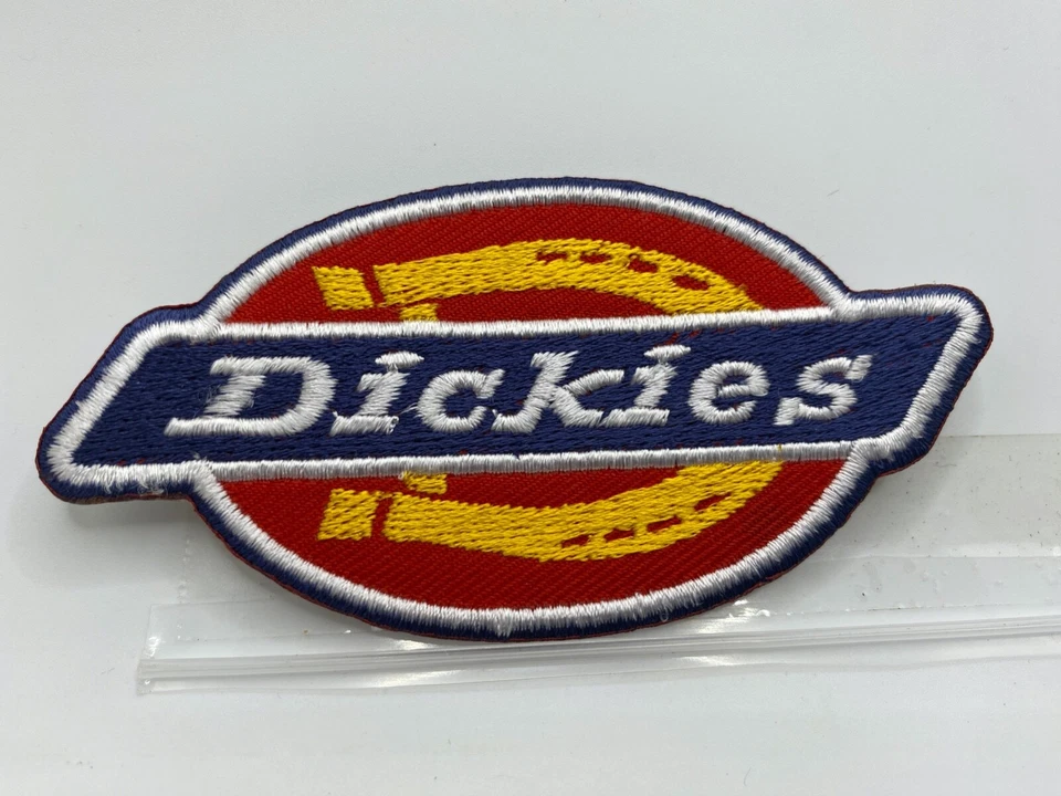 DICKIES NUEVO BORDADO COMPAÑÍA PLANCHA EN NOMBRE PARCHE ETIQUETA Foto 1 de 1