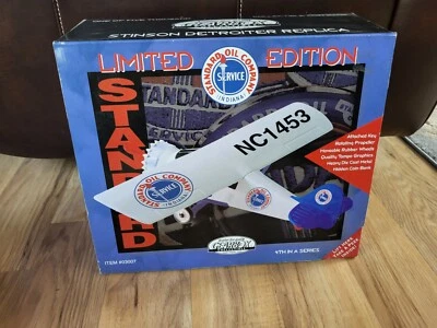 Gearbox Stinson Detroiter Standard Oil Company Replica Coin Bank #03007 Foto 1 de 4