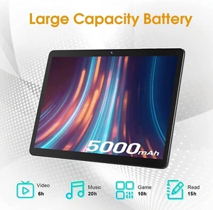 Tablet, 2GB ROM 32GB RAM,10 Inch Android 12 Tablets, Dual-Core Processor, 6MP Ca - Picture 1 of 5