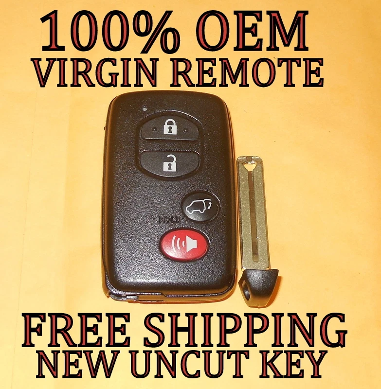 OEM 07-14 TOYOTA HIGHLANDER LLAVE INTELIGENTE MANDO A DISTANCIA DE PROXIMIDAD HYQ14AAB 89904-48110 Foto 1 de 3