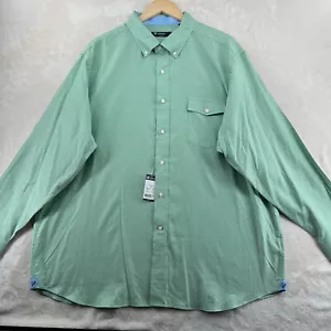 Daniel Crémieux Classics Men's Size XXL Solid Green Long Sleeve Casual Shirt - Picture 1 of 14