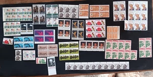 6 Cent Plate Blocks 15+ Types All Unused MNH - Picture 1 of 7