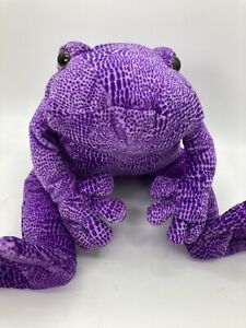 Animal Alley Purple Frog Plush Stuffed 20" Commonwealth Large Vintage Y2K 🔥