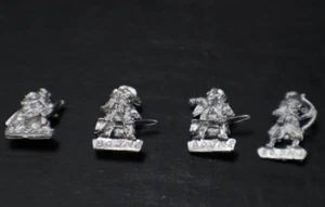 Metal Miniatures 28mm scale 4 UNDEAD SKELLETON HALFLINGS - Picture 1 of 24