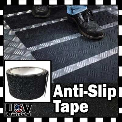 Anti Slip Non Skid High Traction Safety Grit Tape Strips Sticker Adhesive Roll - Image 1 of 4