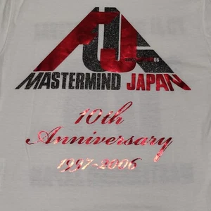 Mastermind Shirt Mens White Sz Small Fuji Rock Festival Japan Brand New - Picture 1 of 7
