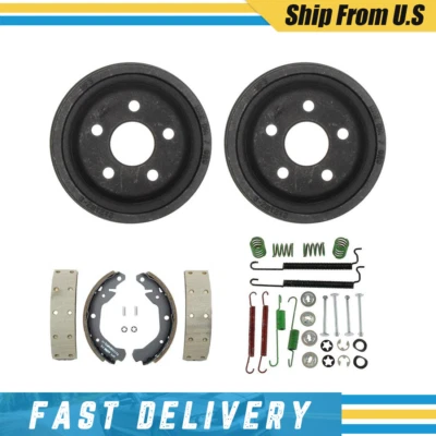Fits 1987-1990 Chevrolet Beretta Rear Drums Brake Shoes & Hardware Spring Kit - Image 1 of 4