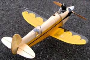 Model Airplane Plans (UC): Vintage Stanzel 24" SUPER "V" SHARK Class B/C Motor - Picture 1 of 5
