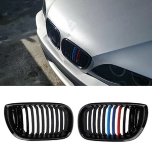 Griglia radiatore colore M griglia reni nero lucido per BMW Serie 3 E46 Touring 02-05 #P - Foto 1 di 8