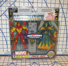 Toy Biz Marvel Legends Face-Off IRON MAN vs MANDARIN Action Figure Pack NIP