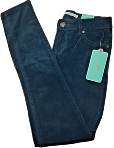 Copper Key High-Rise Dark Green Corduroy Button Fly Jeans Girls Pants , Size 10 - Picture 1 of 1