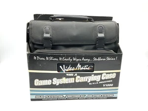 PLAYSTATION SATURN NINTENDO SEGA GAME SYSTEM CARRING  CASE  VINTAGE STORAGE #FT1 - Picture 1 of 6