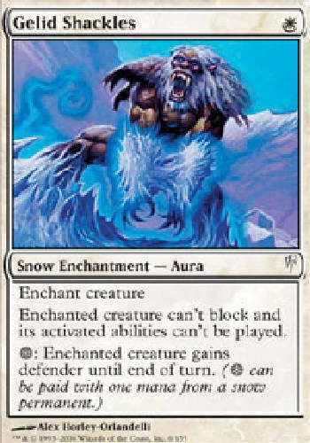 GELID SHACKLES X4 4 4X Coldsnap MTG Magic the Gathering Cards DJMagic - Image 1 of 1