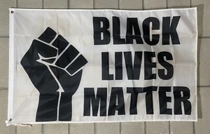 Black Lives Matter Flag FREE USA SHIP Human Rights End Racism Poster Sign 3x5’ - Picture 1 of 1