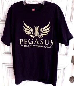 RARE Hanes 2017 Pegasus World Cup Invitational Gulfstream Park T-Shirt Size L - Bild 1 von 3