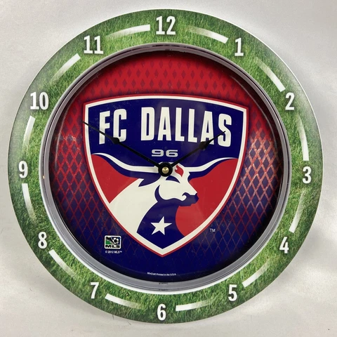 MLS FC Dallas 96 Decortive Wall Clock Wincraft 2012 NEW Cover